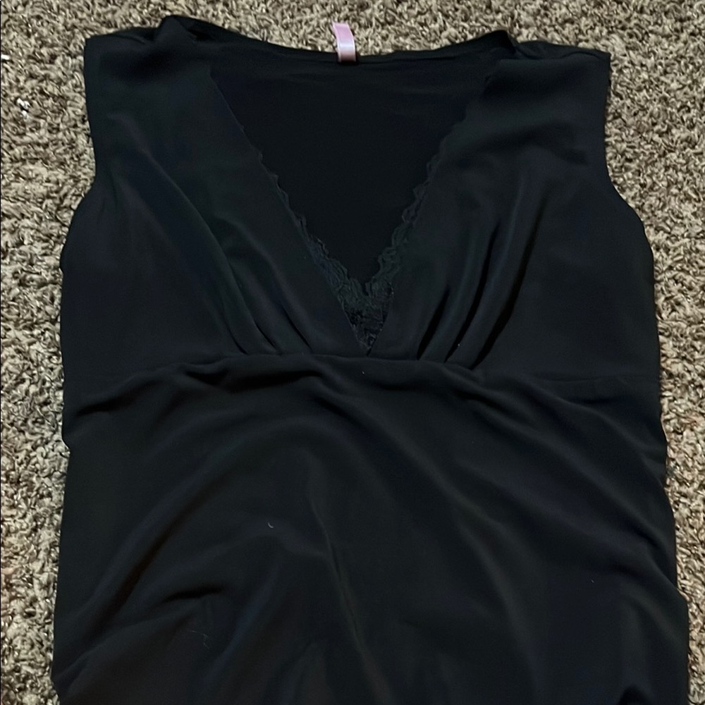 Tempted Black Tank Top